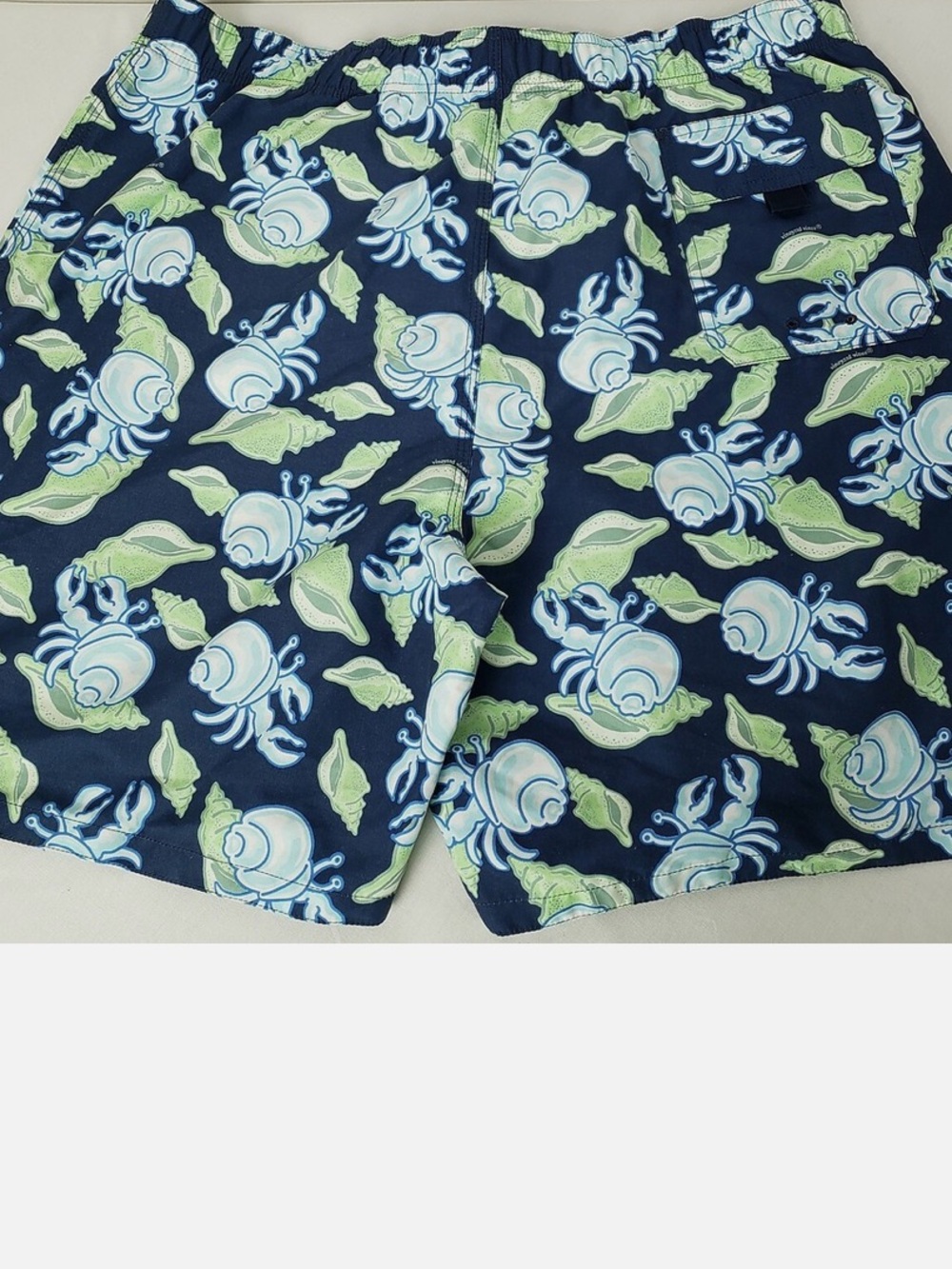 Vineyard Vines Men's Navy Crab Swim Trunks - XXL